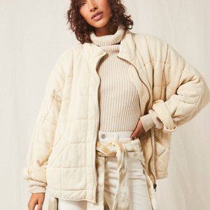 NWT: Viral Free People Dolman Knit Jacket - Vanilla Creme